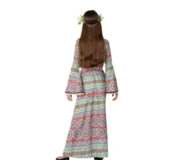 Abito Hippie ragazze costume stampa di etichette