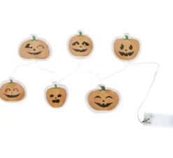 Adesivo in gel LED a forma di zucca di Halloween