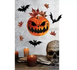 Adesivo murale zucca 25x70 cm