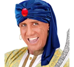 Ali Baba Turbante Blu con Pietra Preziosa