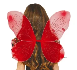 Ali colore rosso per bambina