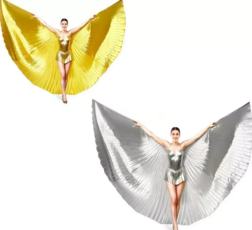 Ali di danza del ventre in vari colori di 1,4 m