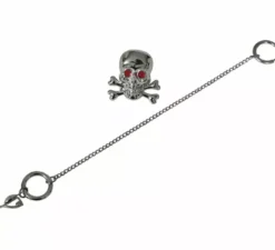 Anello e orecchino con piercing da pirata adulto