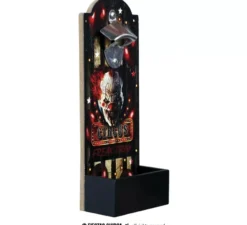 Apribottiglie Circus in legno da muro 30x12 cm