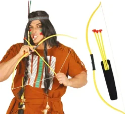Arco indiano con frecce di 75 cm