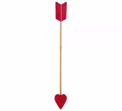 Arco rosso di Cupido con freccia 58 cm