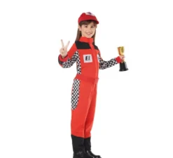 Automobilismo costume rosso per i bambini