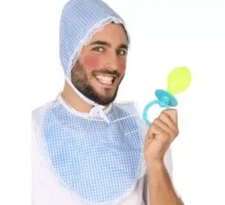 Baby Kit per Blue: Cappellino, Bavaglino e Ciuccio