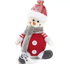 Bambola pendente pupazzo di neve 27x14 cm