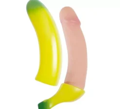 Banana con pene che spara liquido