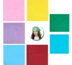 Bandana in vari colori da adulto 54x54 cm
