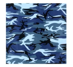 Bandana mimetica blu 54x54 cm