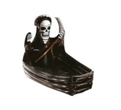 Bara con teschio della morte in frigorifero gonfiabile 100x35 cm