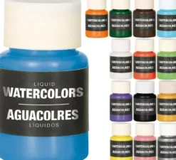 Barattolo di trucco all' acqua in vari colori 28 ml