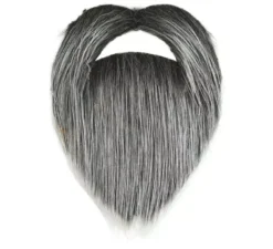 Barba e baffi grigi