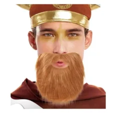 Barba liscia castano chiaro