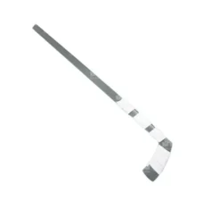 Bastone da hockey grigio e bianco da 90 cm