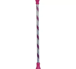 Bastone Majorette rosa e bianco da 54 cm