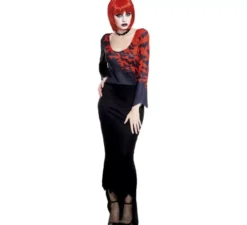 Bellissimo costume da pipistrello vampiro per donna