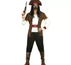 Bellissimo costume da pirata caraibico per uomo