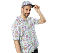 Berretto da uomo blu anni '90