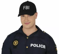 Berretto nero dell'FBI per adulto