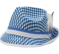 Berretto oktoberfest blu e bianco