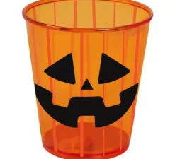 Bicchiere zucca in plastica 9x10 cm