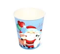 12 bicchieri di carta Babbo Natale da 270 ml