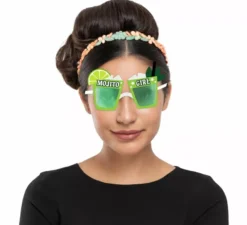 Bicchieri verdi da ragazza Mojito