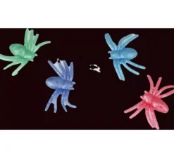 Blister da 4 Ragni in Silicone 4x7 cm
