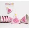 Blister di 6 cappelli da principessa per il compleanno