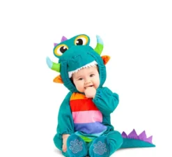 Blue Dragon Costume incappucciato bambino