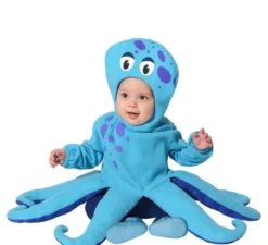 Blu Octopus costume del bambino tentacolare
