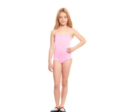 Body o body lavorato a maglia con spalline rosa per ragazze