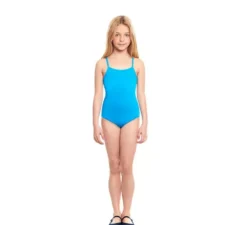 Body o body lavorato a maglia con spalline turchesi per ragazza