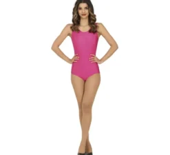 Body o maglia fucsia senza maniche da donna