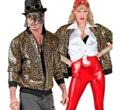 Bomber classico alla moda con stampa animalier per adulti