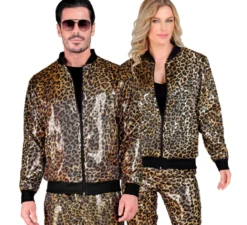 Bomber classico alla moda con stampa animalier per adulti