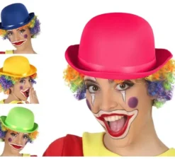 Bombetta da clown in 4 colori