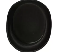 Bombetta di feltro nero
