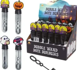 Bomboletta di bolle di Halloween da 14 cm, modelli assortiti
