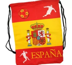 Borsa con cordoncino in tessuto Spagna 44x36 cm