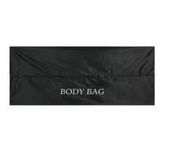 Borsa da obitorio nera con chiusura