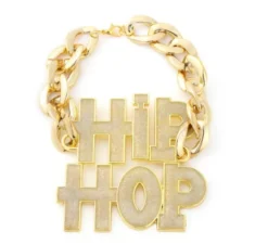 Bracciale a catena Hip Hop lucido