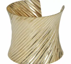 Bracciale metallico oro per adulti