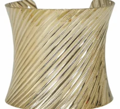 Bracciale metallico oro per adulti