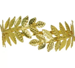 Bracciale romano metallico foglie d'oro