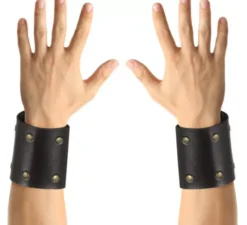 Braccialetti da gladiatore romano scuro per adulti
