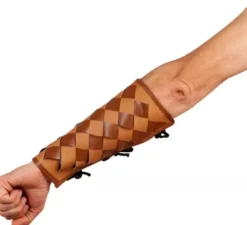 Braccialetti intrecciati marroni per adulti